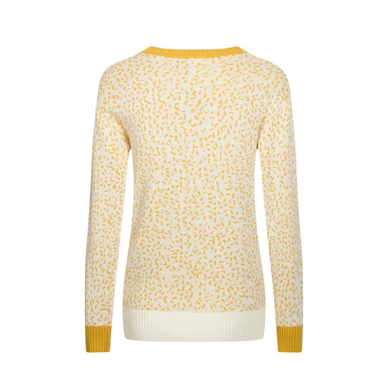 Women’s MOD Pink Leopard Knit Sweater – 1960s Style Fierce Cat Jumper