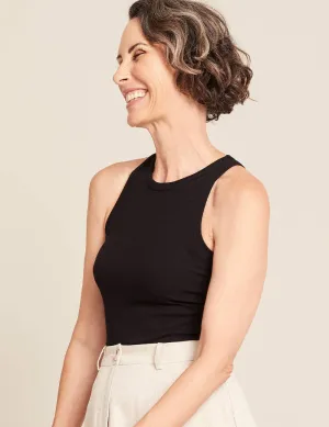 Womens Ribbed Racerback Tank