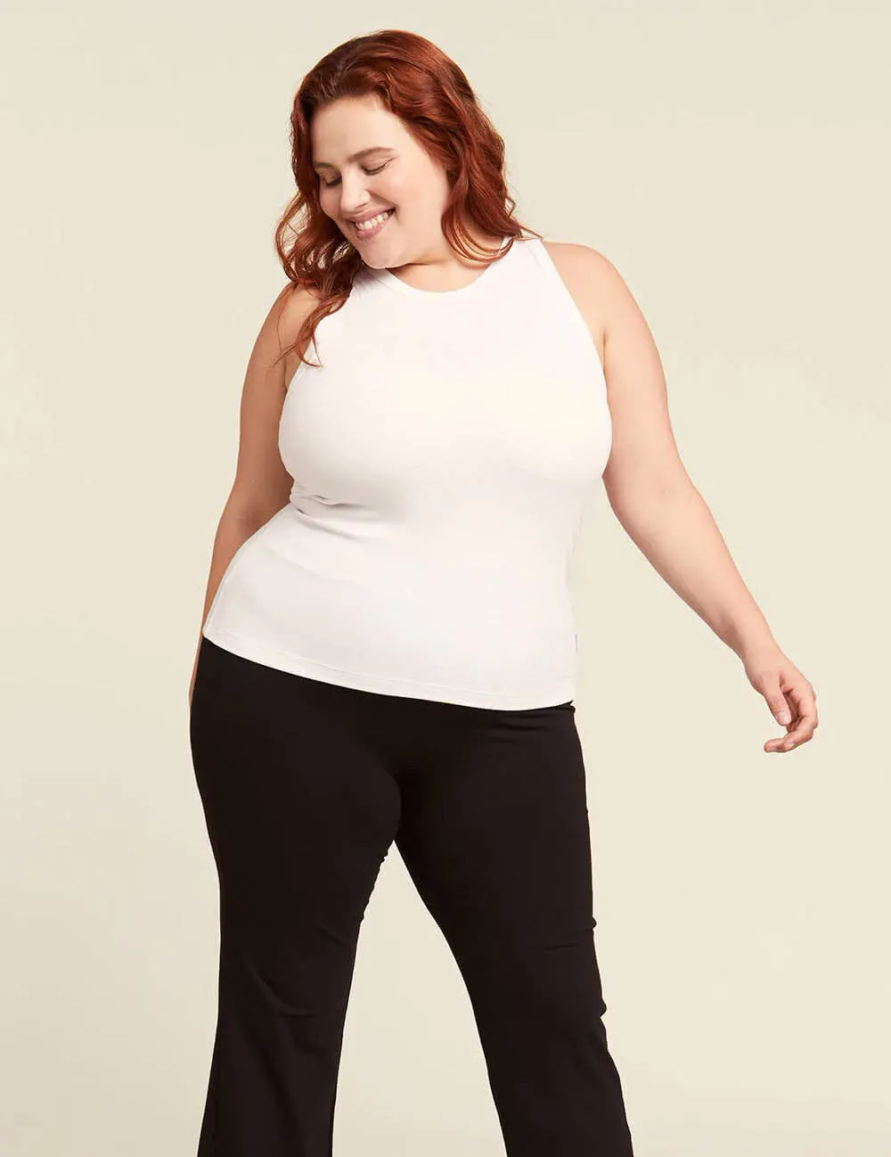 Womens Ribbed Racerback Tank