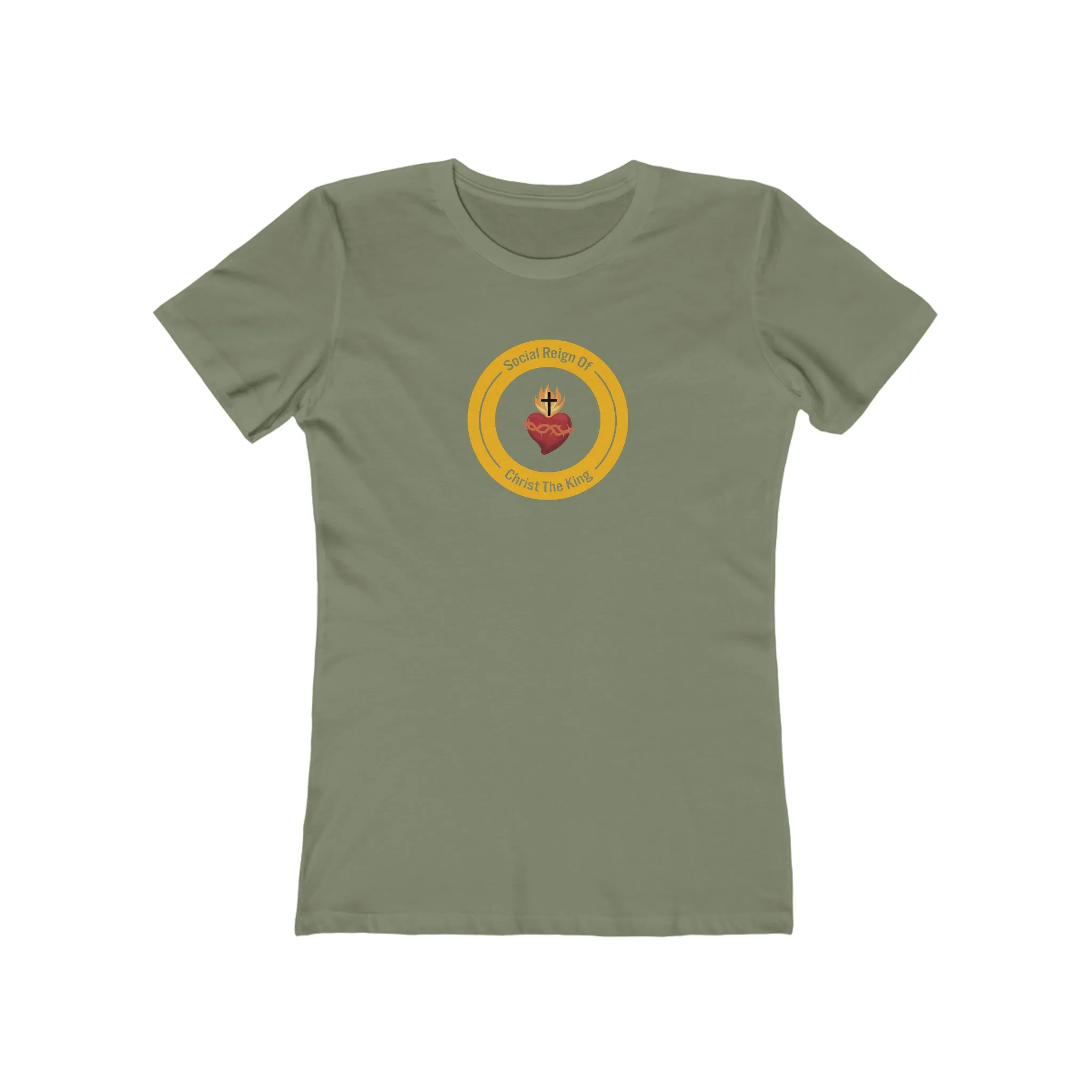 Women's Sacred Heart of Jesus Christian Catholic Gift Tee Shirt