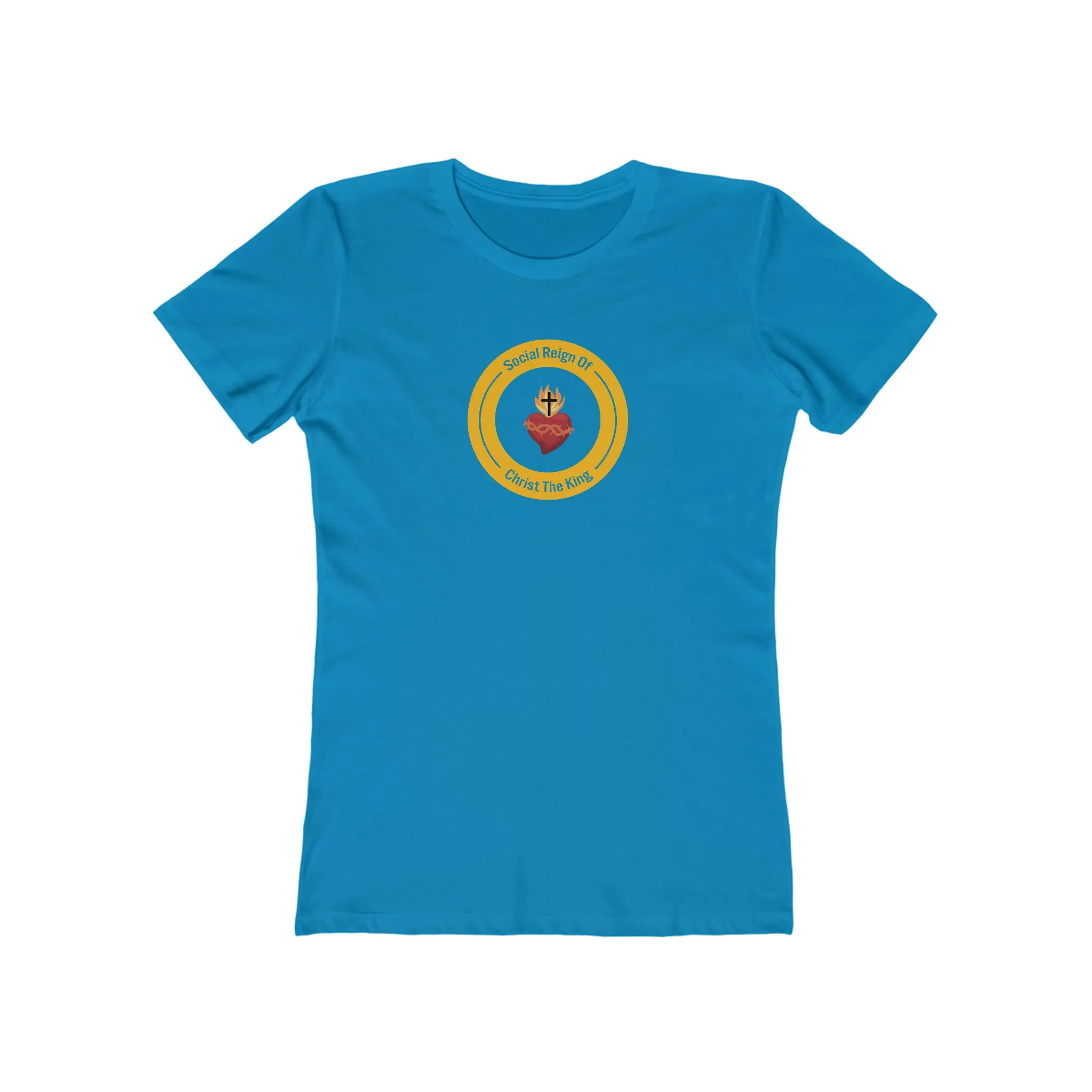 Women's Sacred Heart of Jesus Christian Catholic Gift Tee Shirt