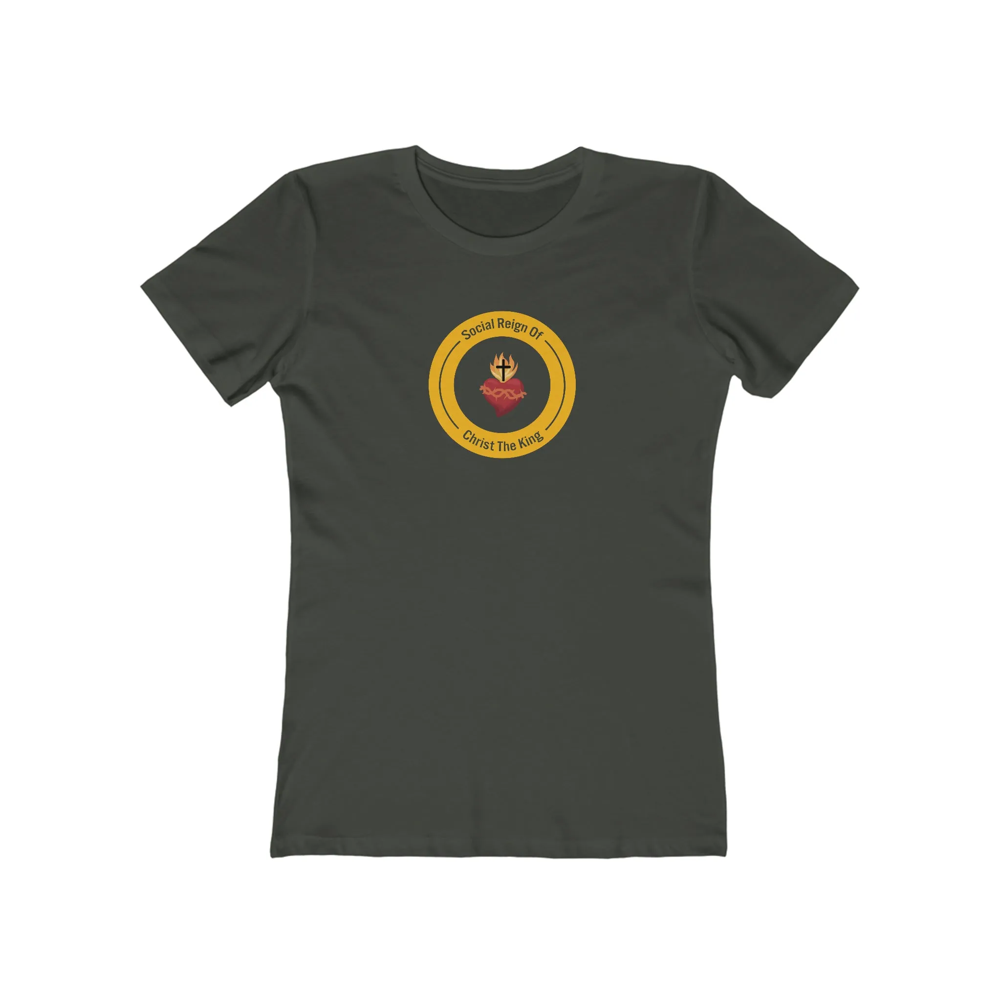 Women's Sacred Heart of Jesus Christian Catholic Gift Tee Shirt