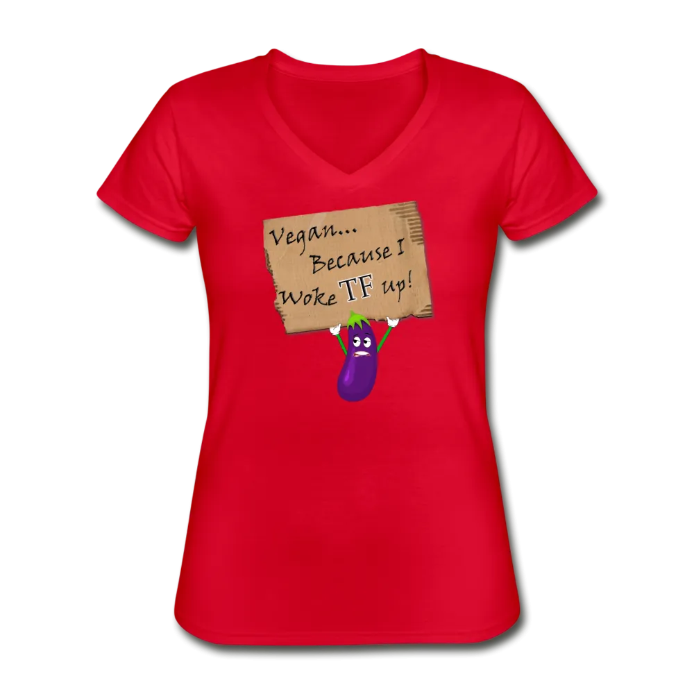 Women's Woke TF Up V-Neck