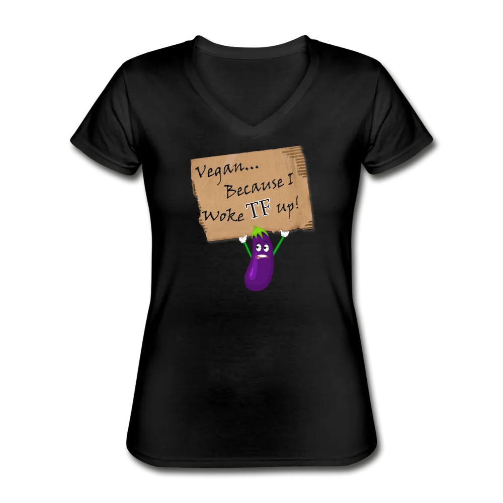 Women's Woke TF Up V-Neck