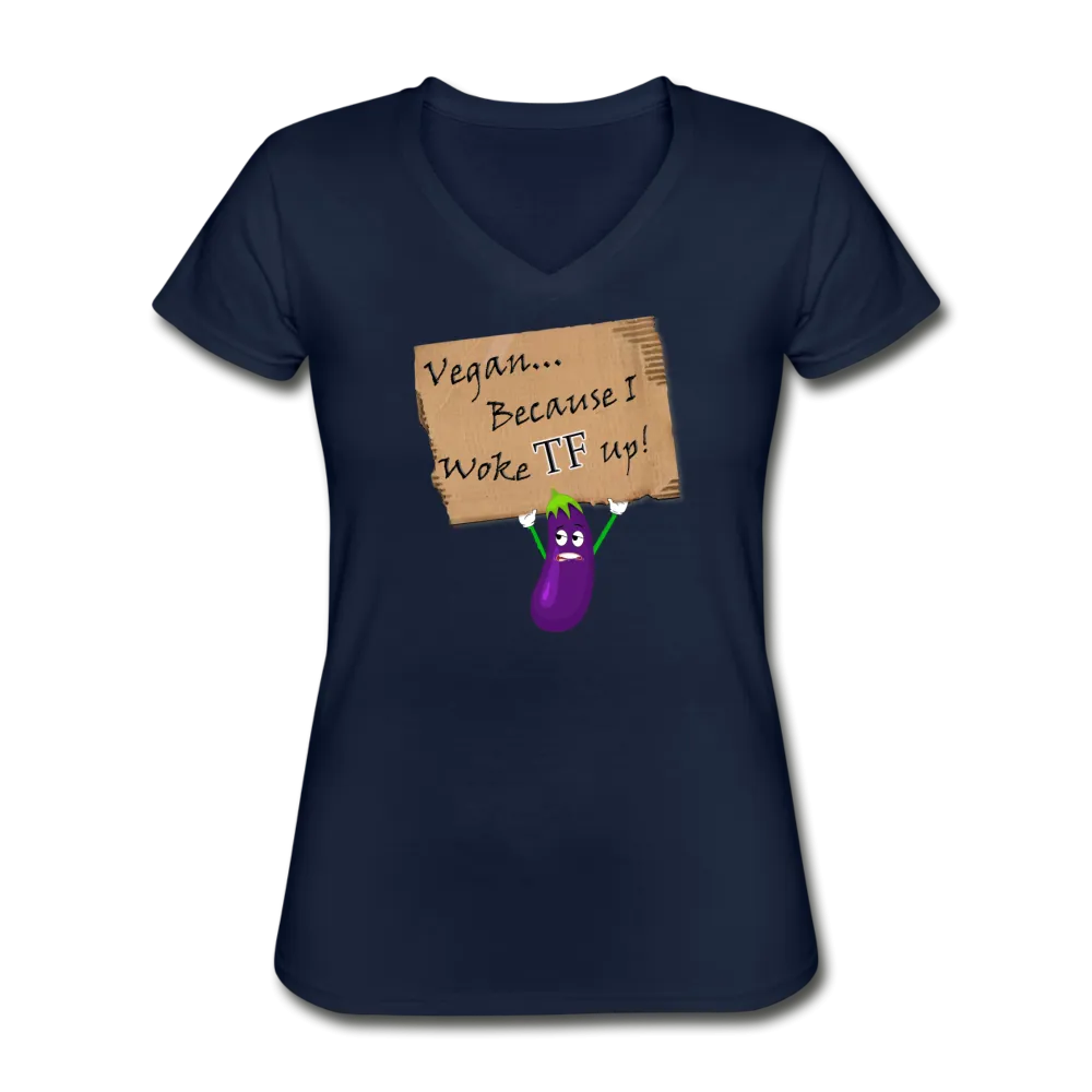 Women's Woke TF Up V-Neck