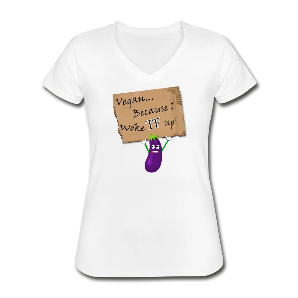 Women's Woke TF Up V-Neck