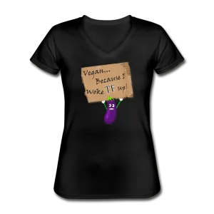 Women's Woke TF Up V-Neck