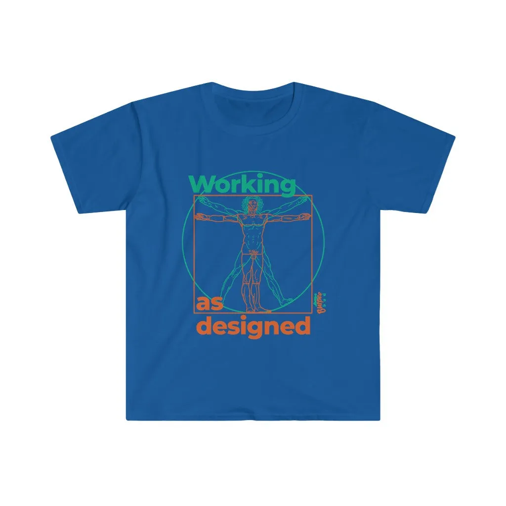 Working as Designed - Men's Fitted Workout T Shirt