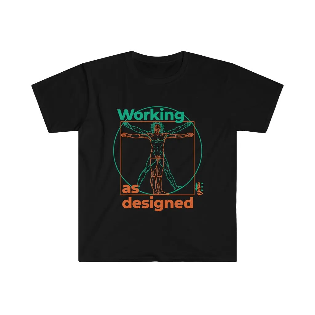 Working as Designed - Men's Fitted Workout T Shirt