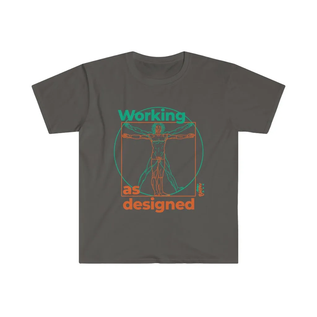 Working as Designed - Men's Fitted Workout T Shirt