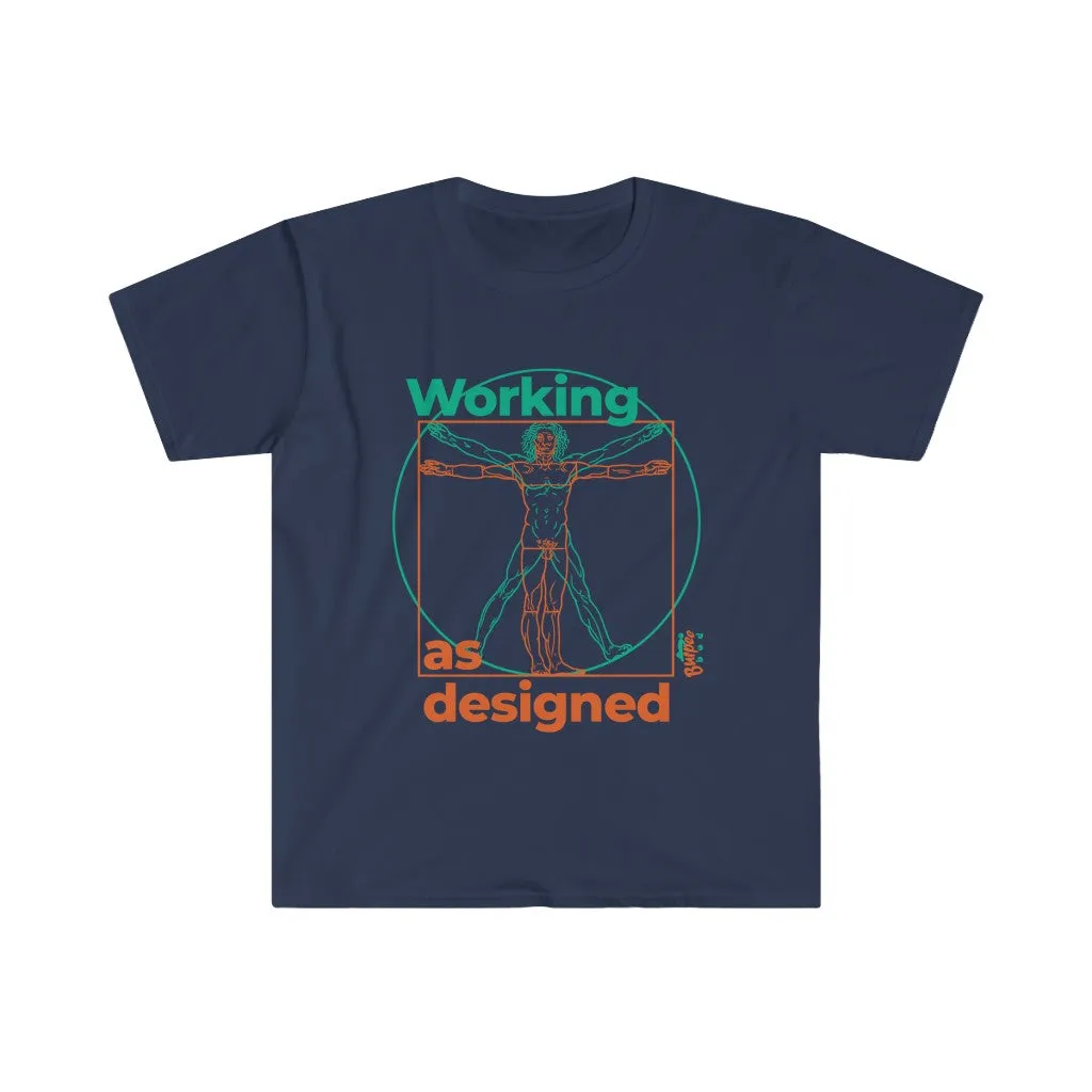 Working as Designed - Men's Fitted Workout T Shirt