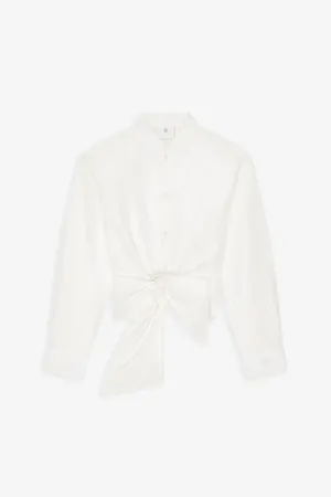 Wrap bow shirt
