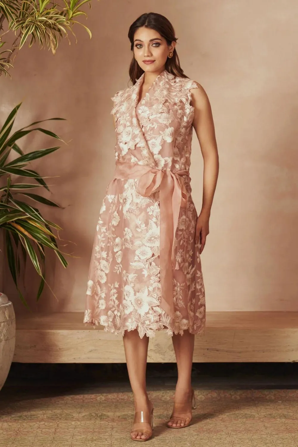 WRAP JACKET DRESS SET