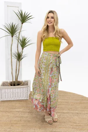 Wrap Skirt - Silk Blend - Pink (Limited Edition)