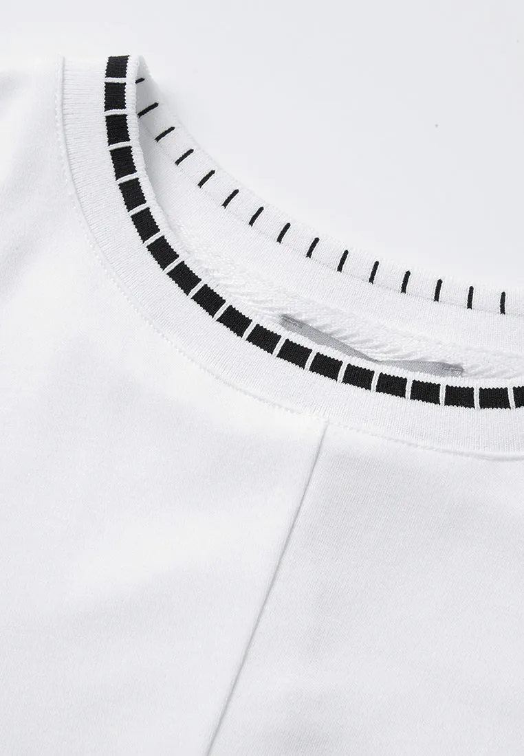 Wrinkled Slim-fit Cotton T-shirt