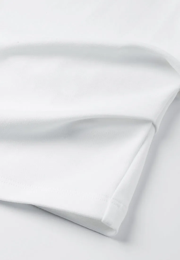 Wrinkled Slim-fit Cotton T-shirt
