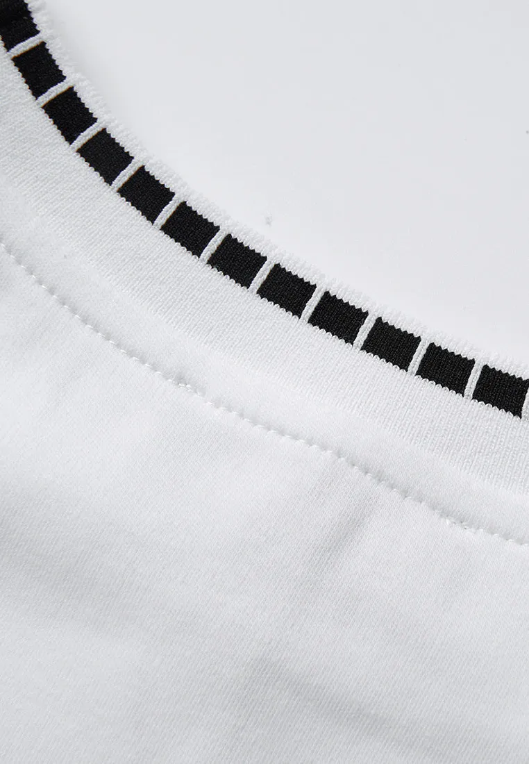 Wrinkled Slim-fit Cotton T-shirt