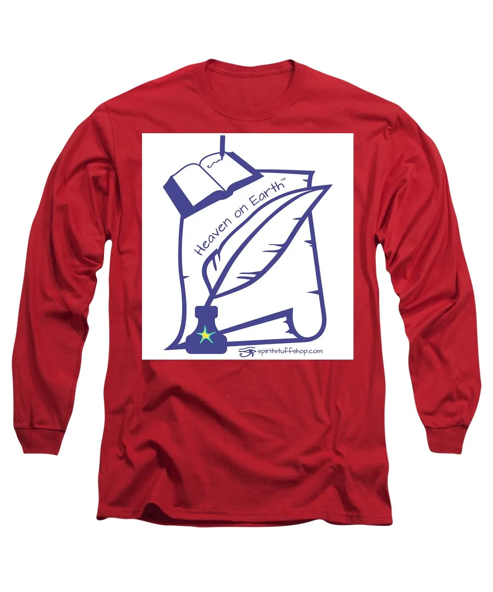 Writer Heaven On Earth - Long Sleeve T-Shirt