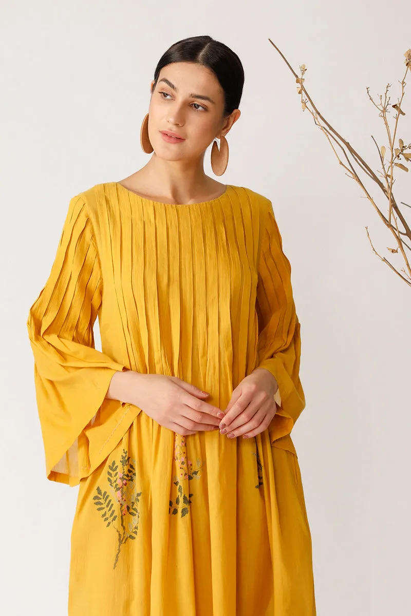 Yellow Aronia Embroidered Tunic