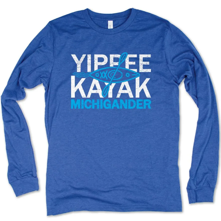 Yippee Kayak long sleeve tee