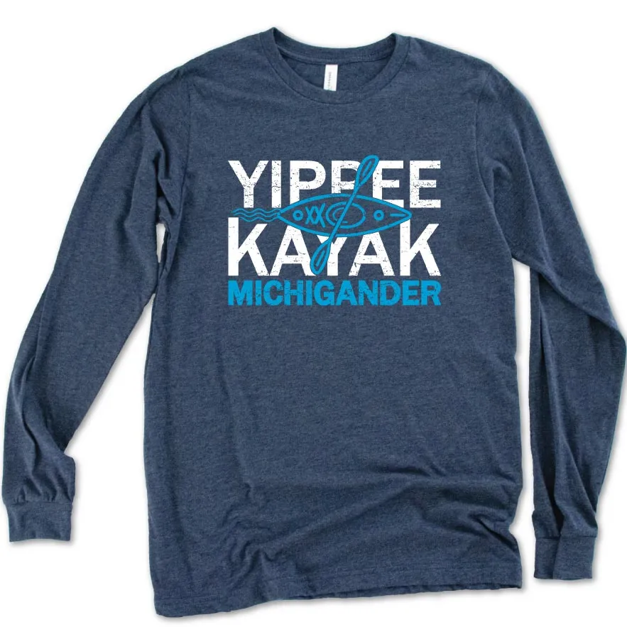 Yippee Kayak long sleeve tee
