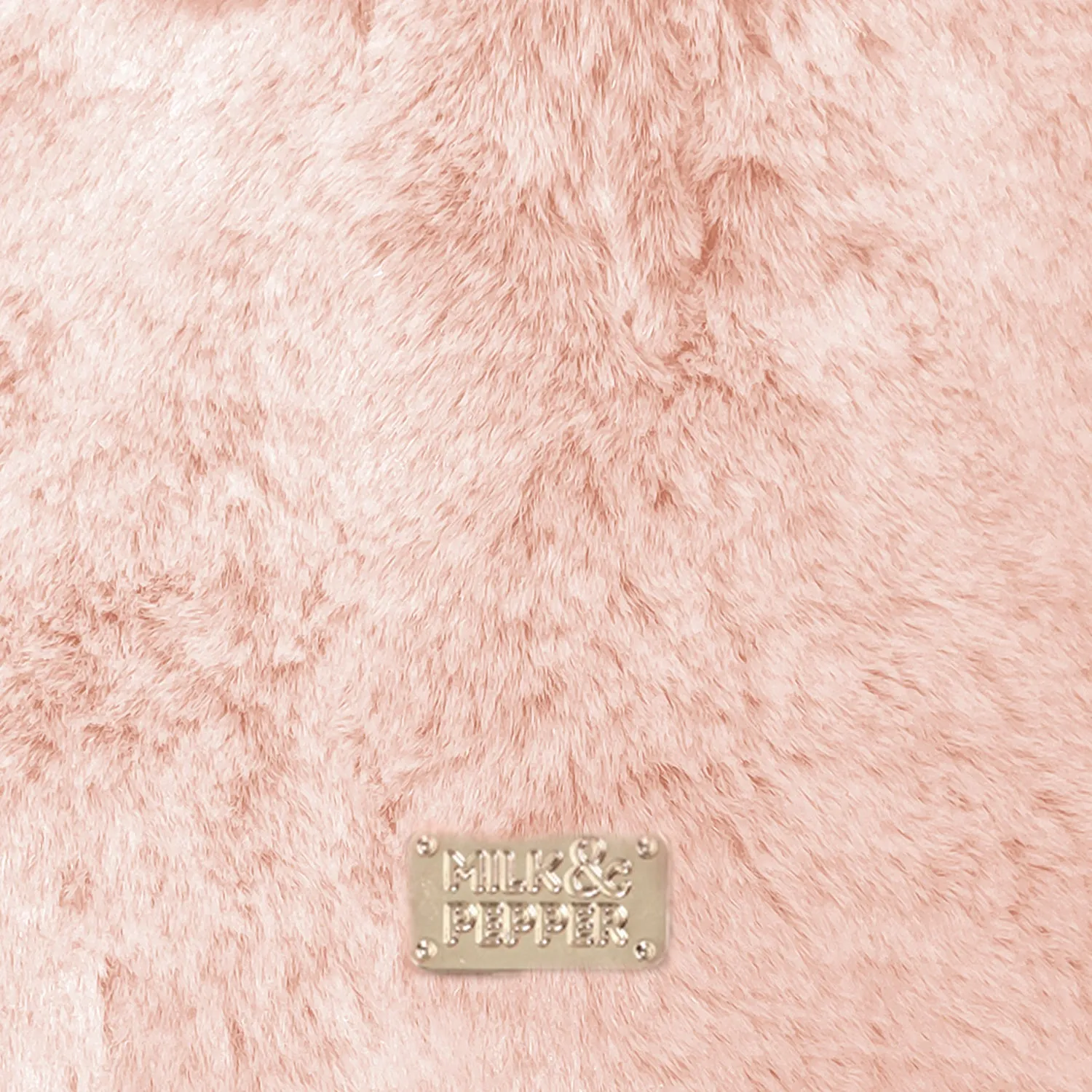 YOONA Faux Fur Dog Coat in Rose
