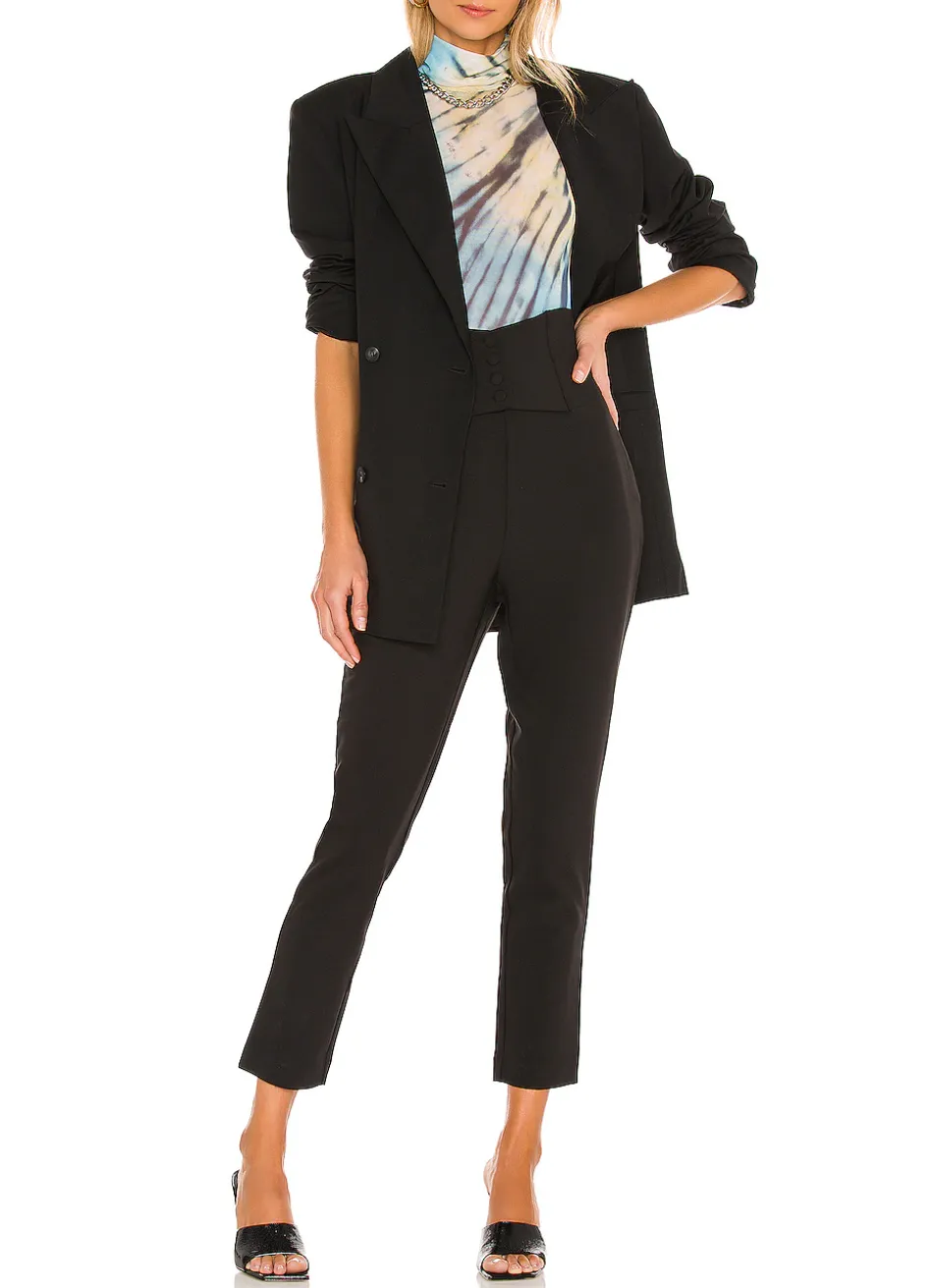 ZADIE POWER MESH TURTLENECK TOP