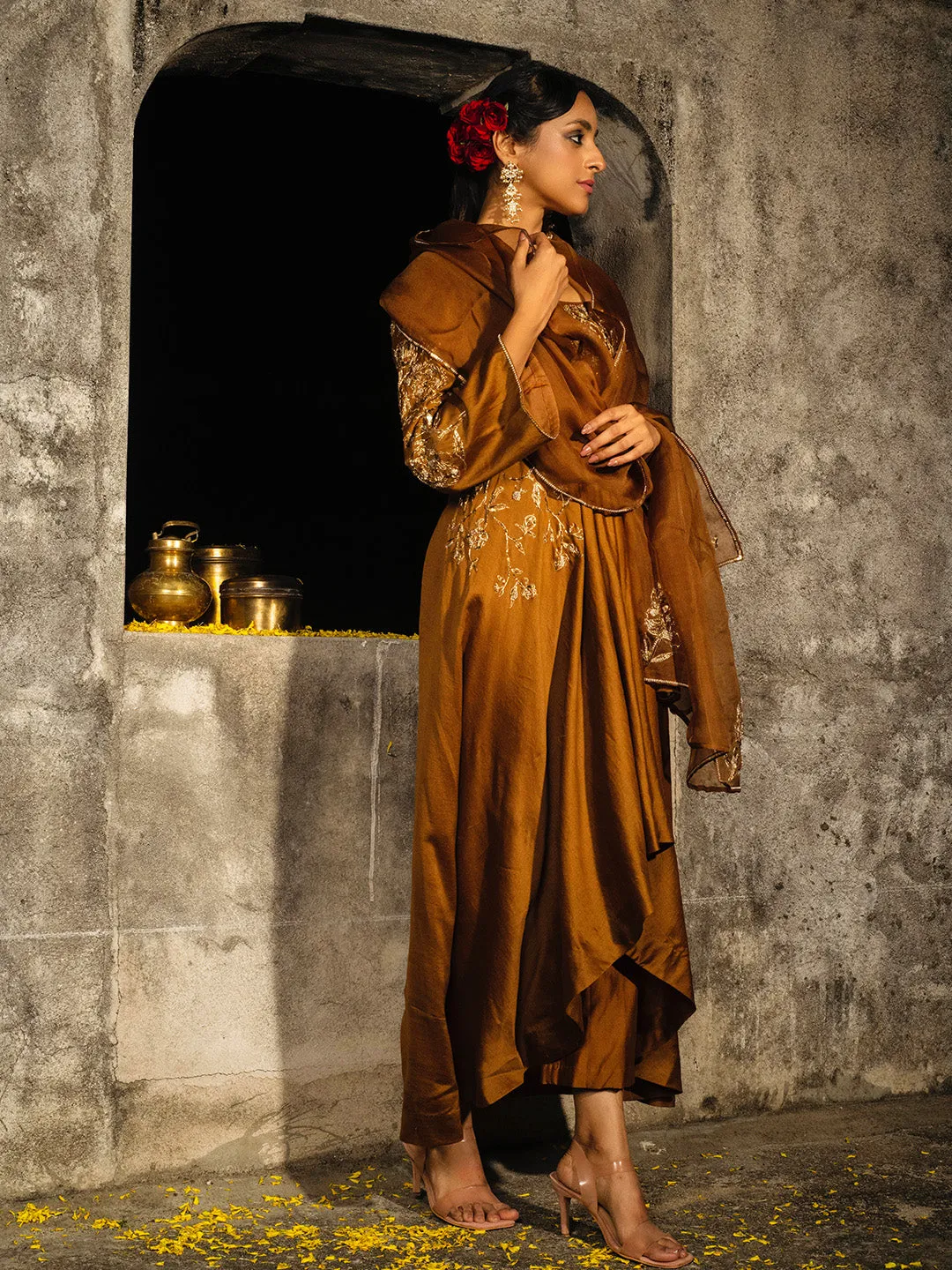 Zarish Asymmetric Tunic Set