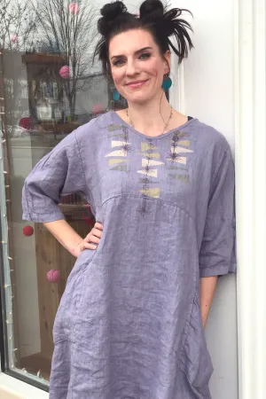 Zen Tunic French Lilac Printed