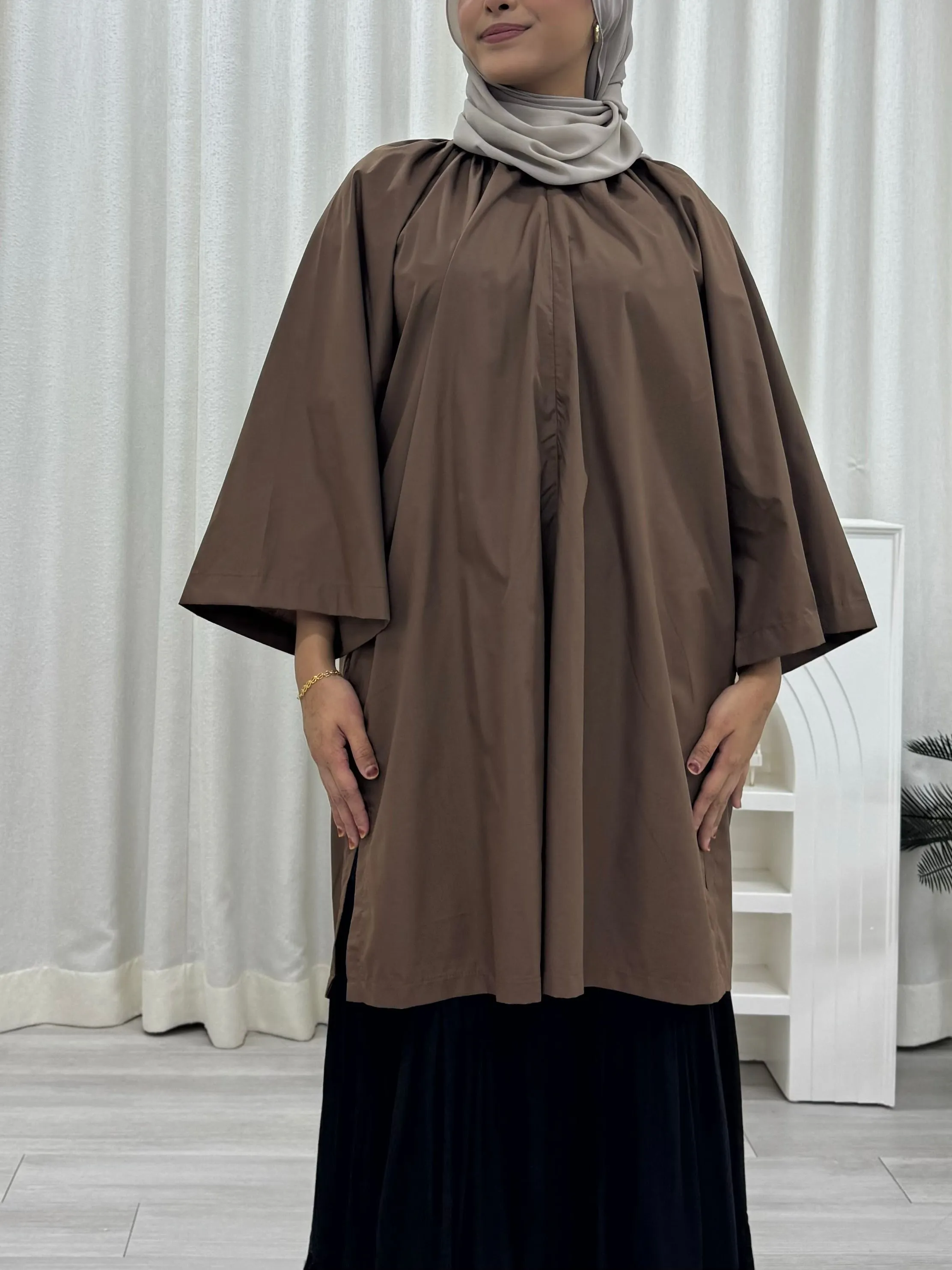 Zora Raglan Cotton Oversized Tunic