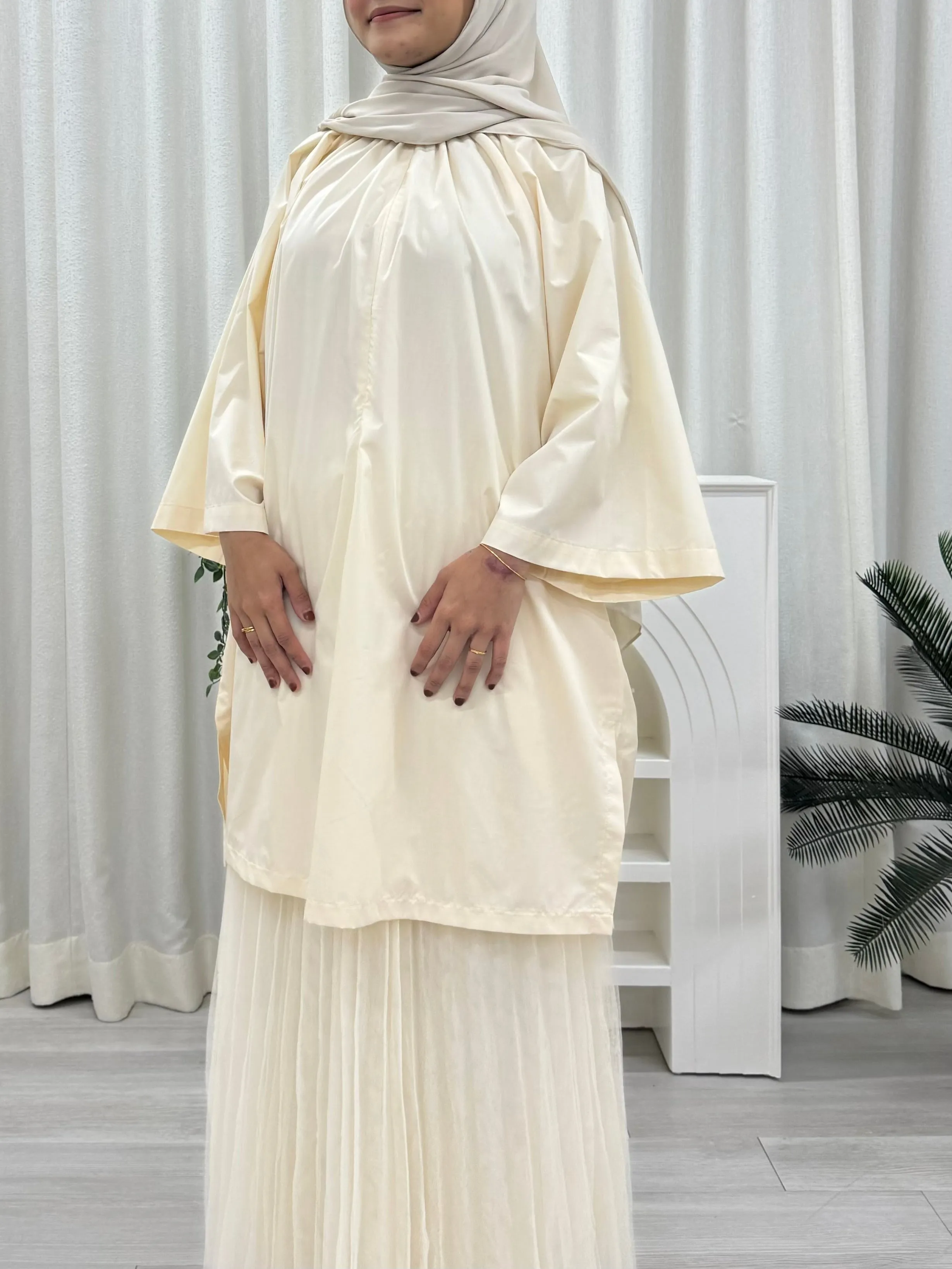 Zora Raglan Cotton Oversized Tunic