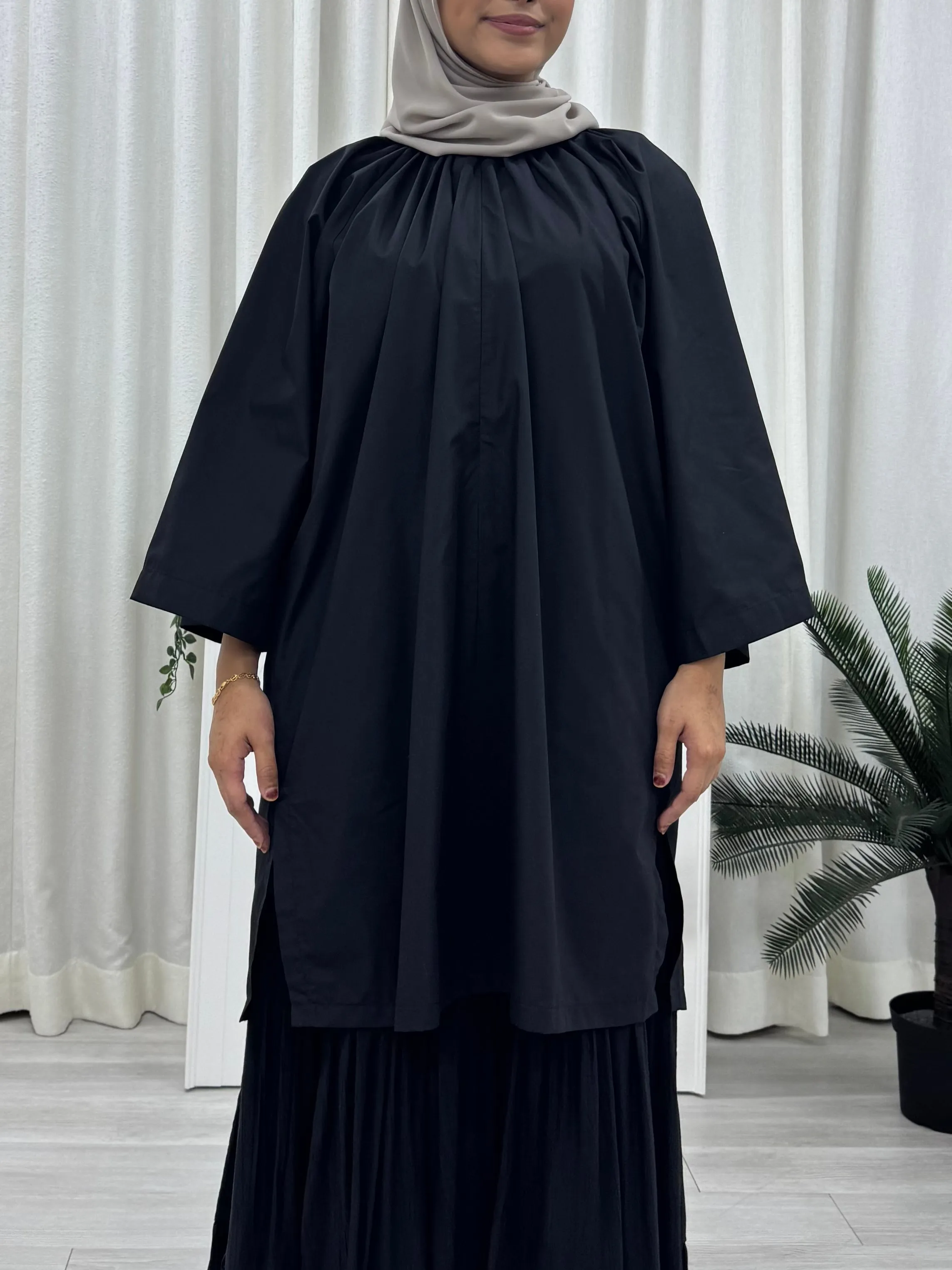 Zora Raglan Cotton Oversized Tunic