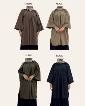 Zora Raglan Cotton Oversized Tunic