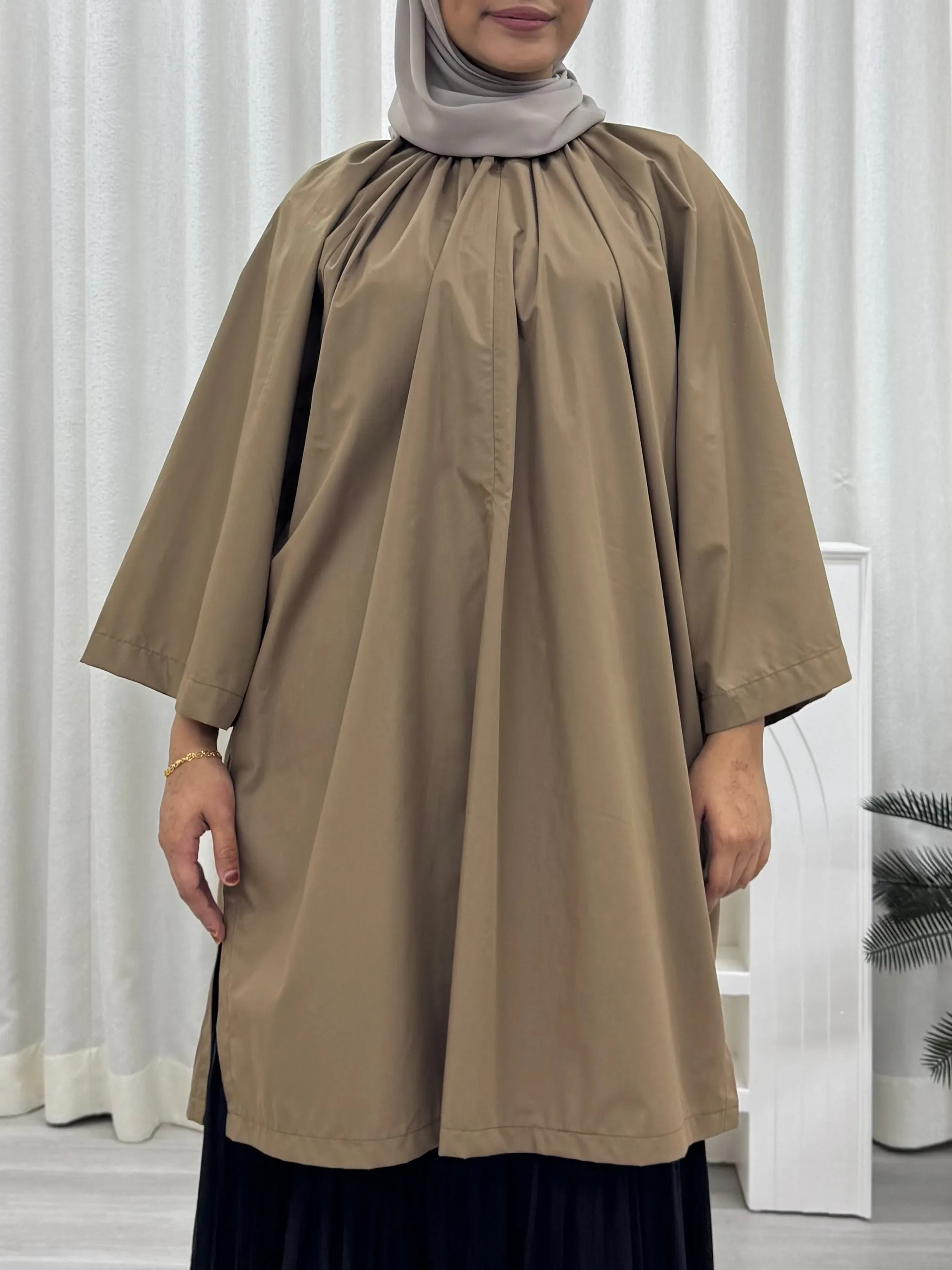 Zora Raglan Cotton Oversized Tunic