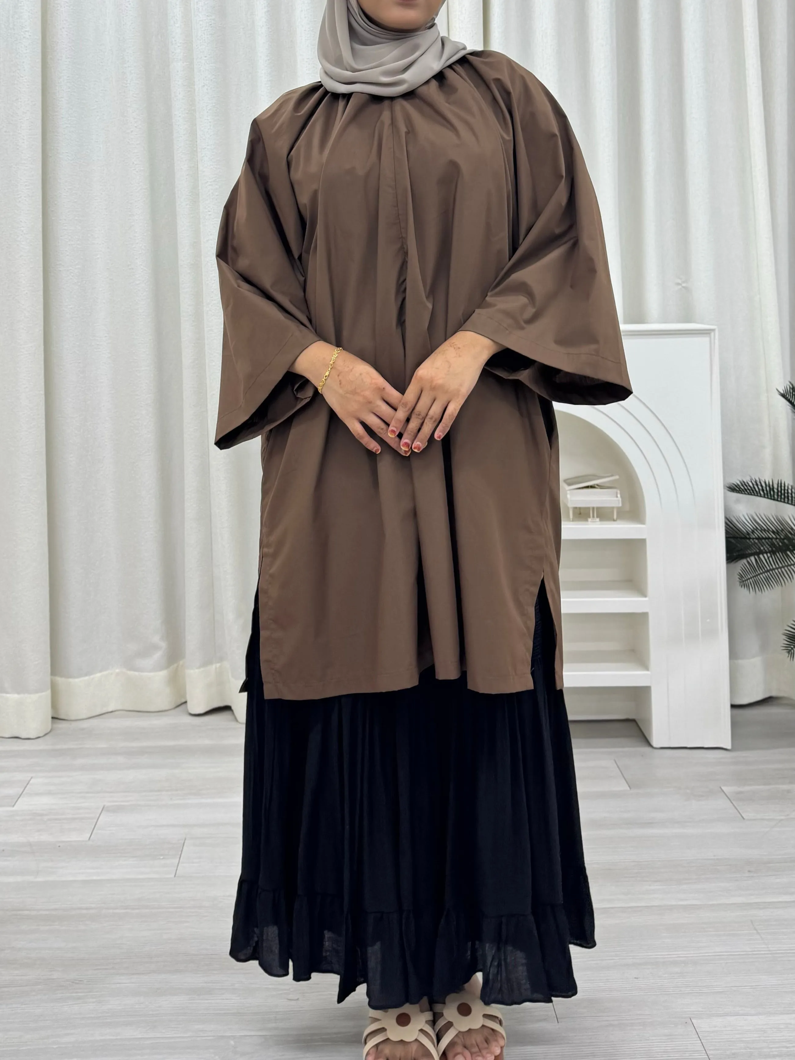 Zora Raglan Cotton Oversized Tunic