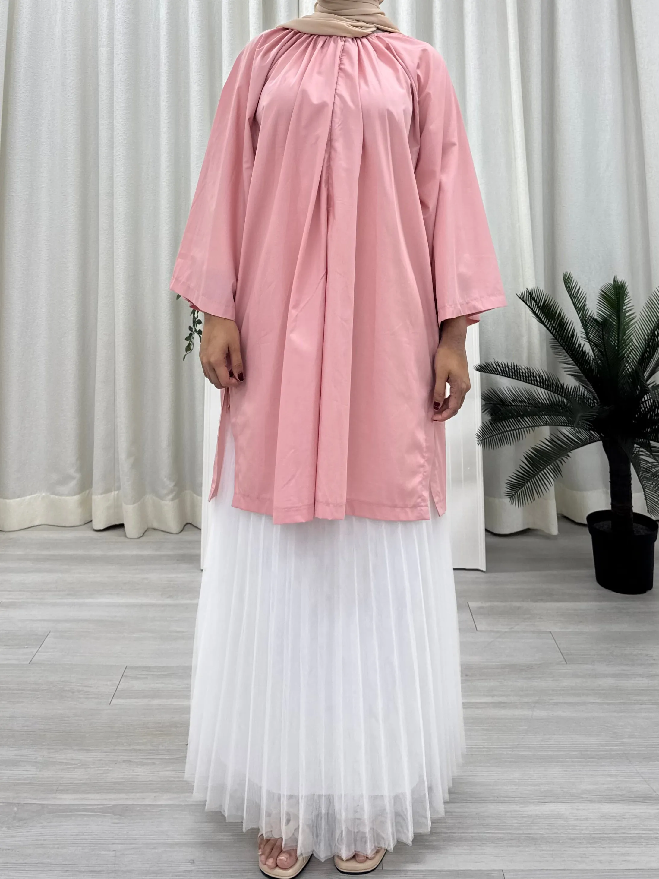 Zora Raglan Cotton Oversized Tunic