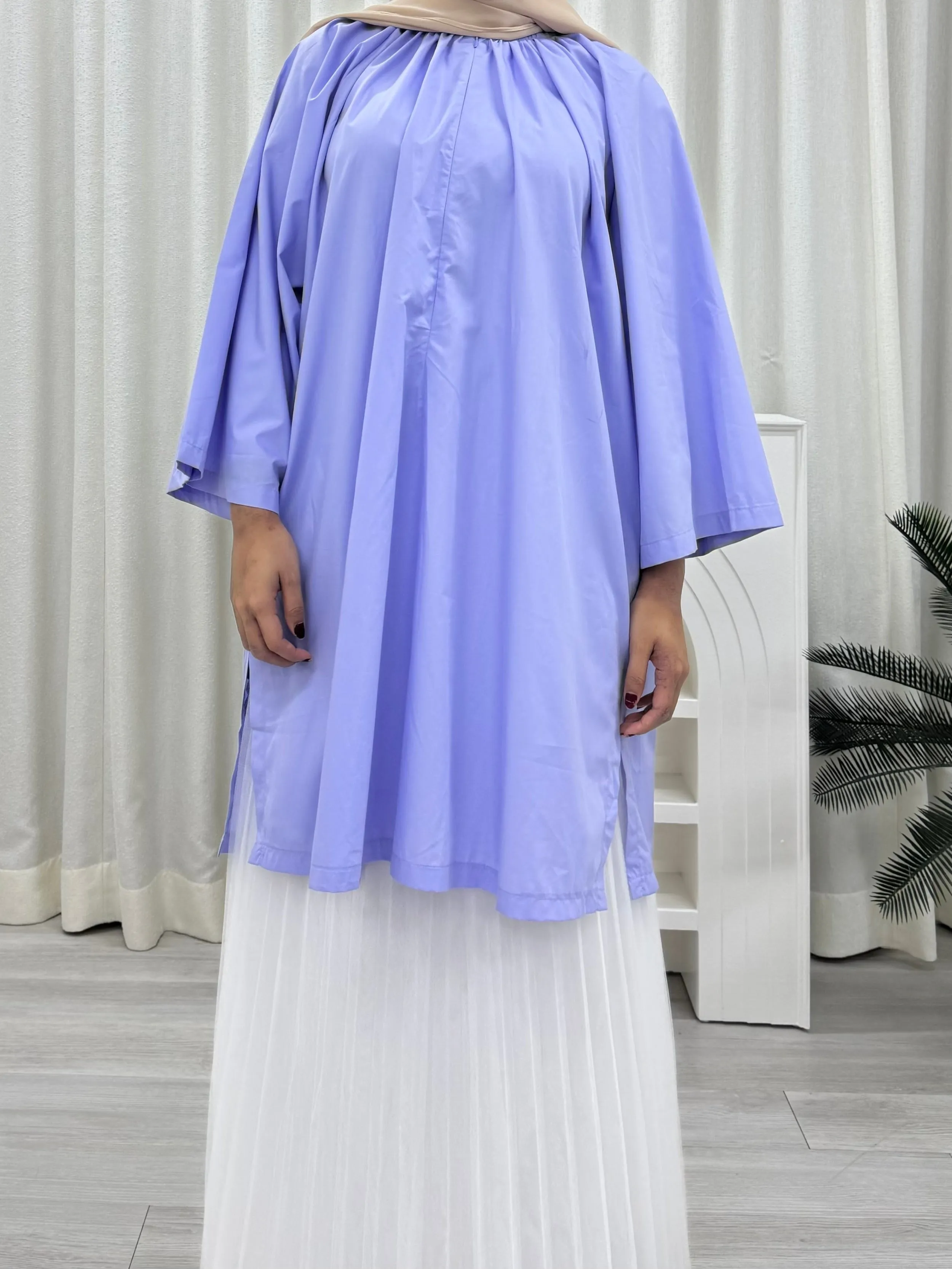 Zora Raglan Cotton Oversized Tunic