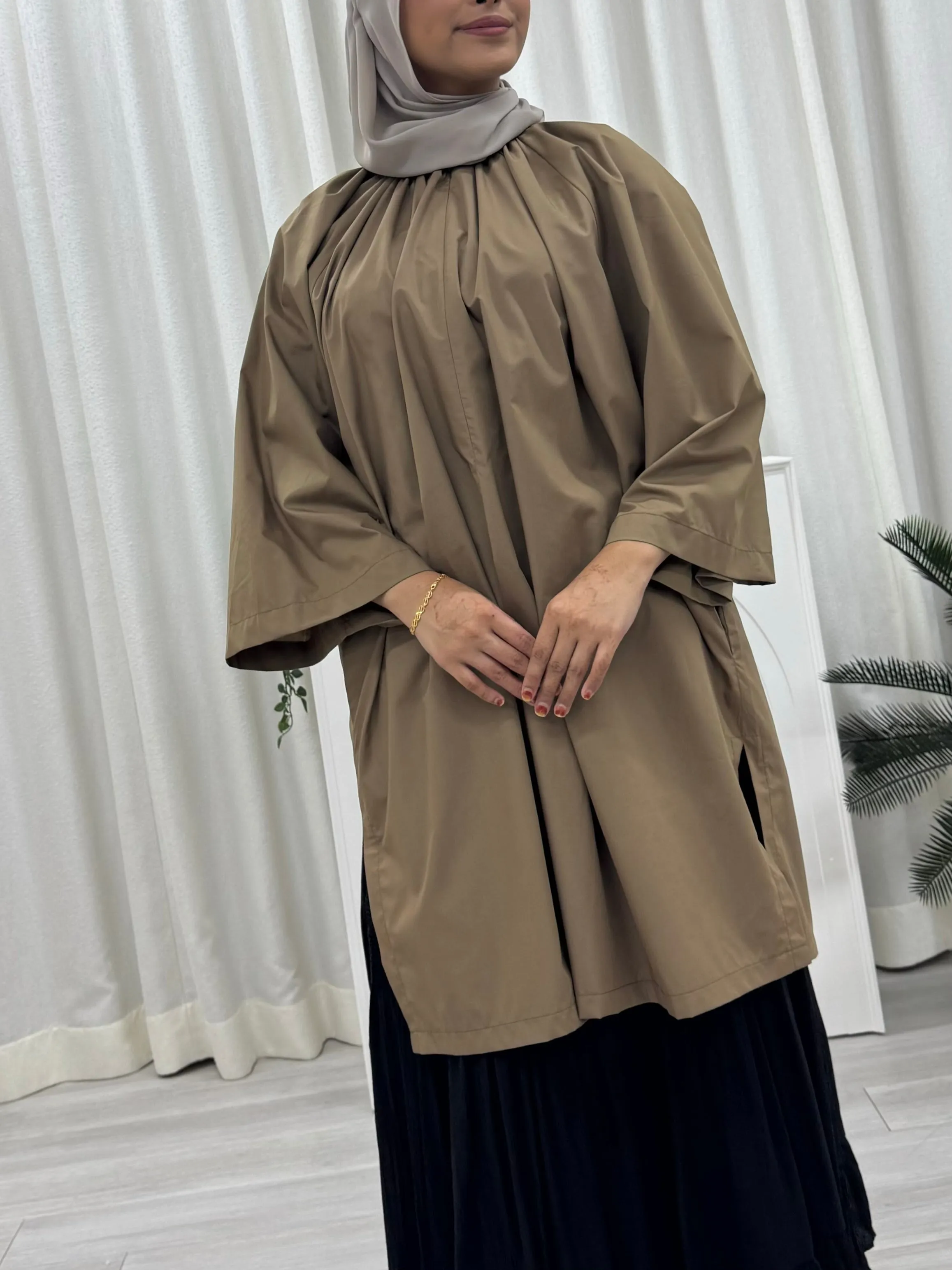 Zora Raglan Cotton Oversized Tunic