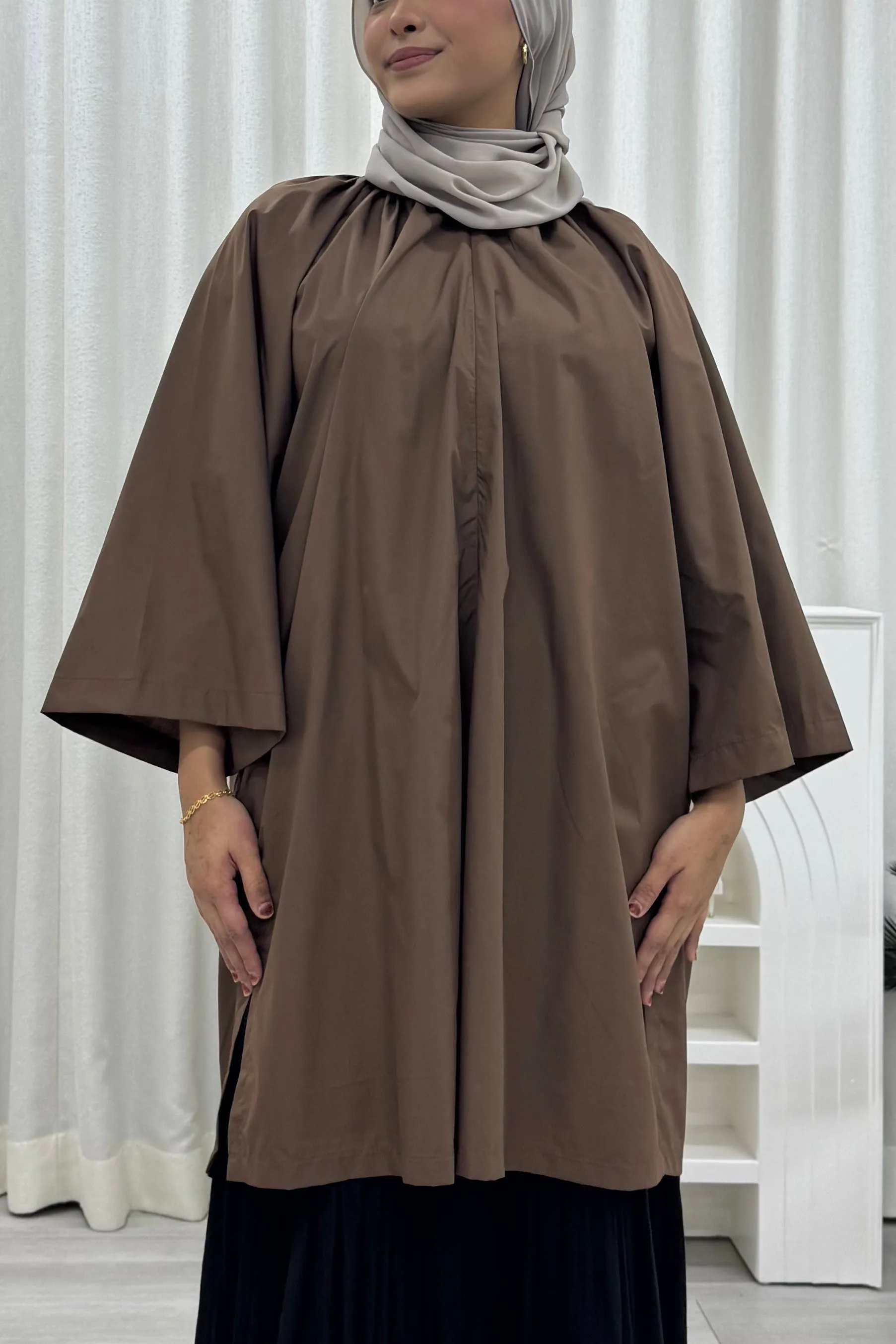 Zora Raglan Cotton Oversized Tunic