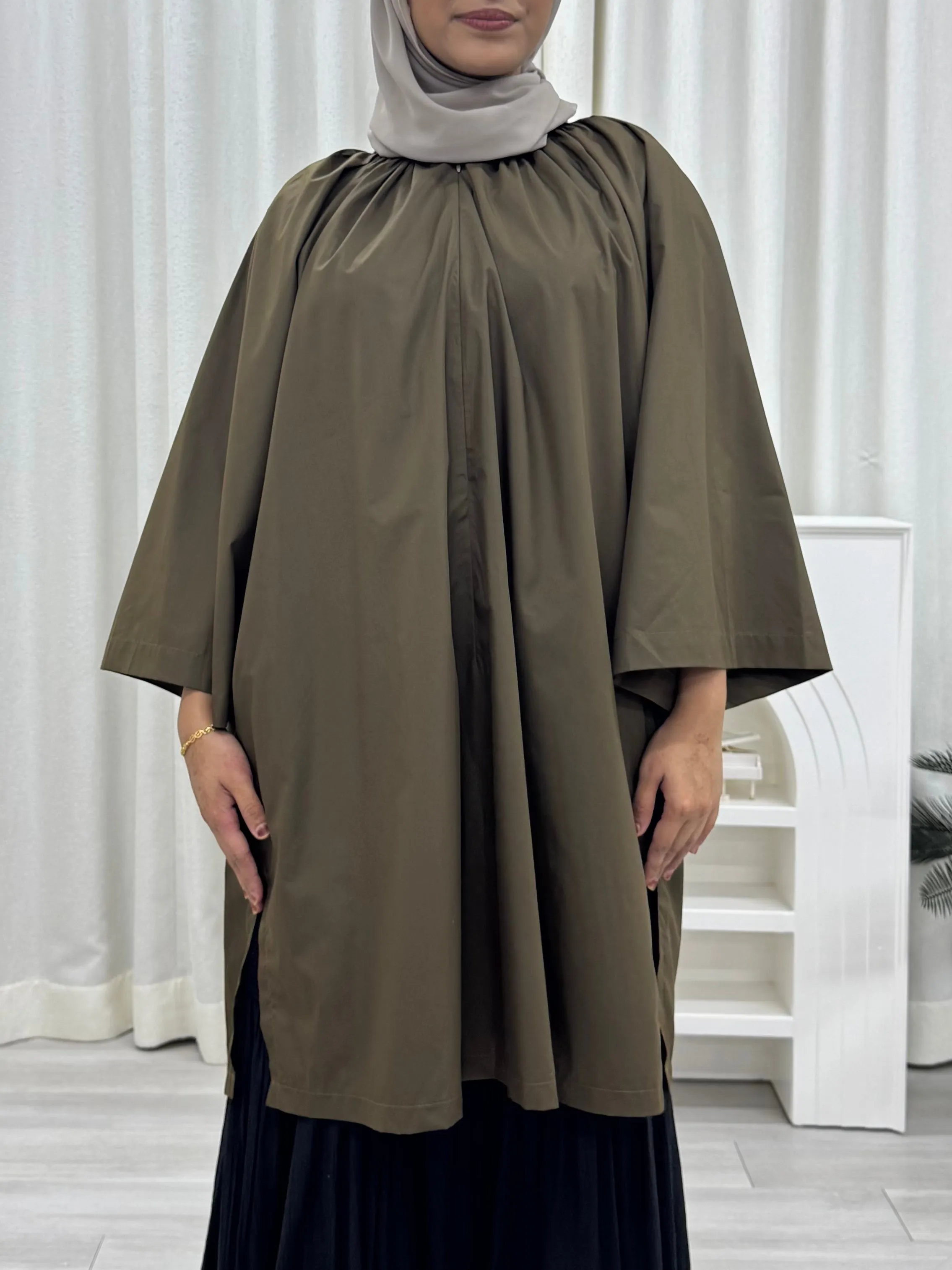 Zora Raglan Cotton Oversized Tunic