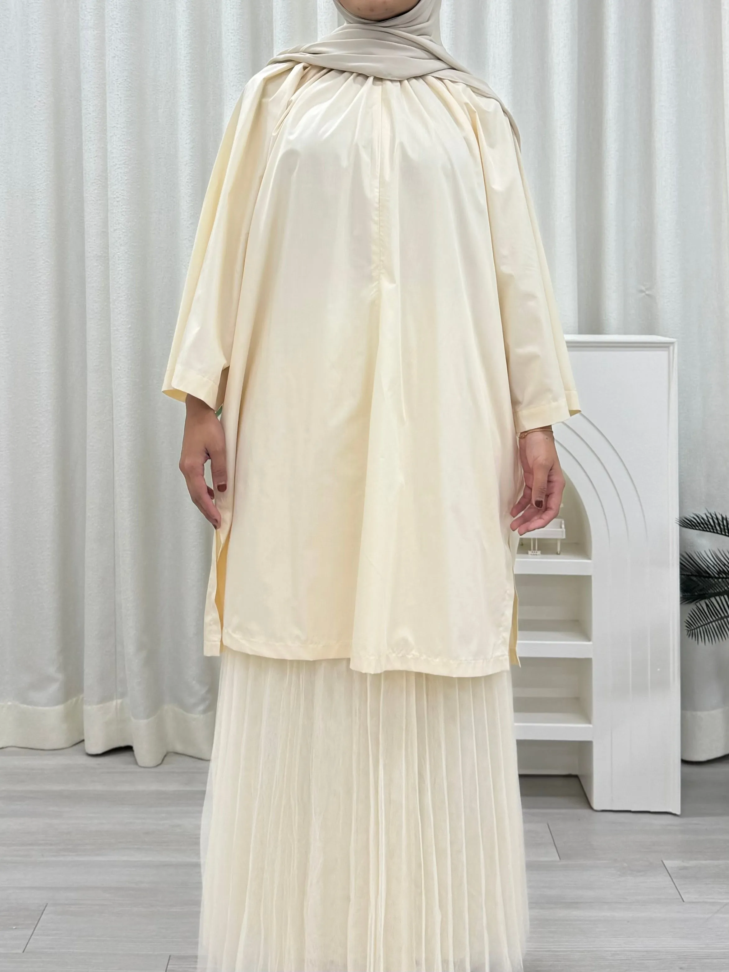 Zora Raglan Cotton Oversized Tunic