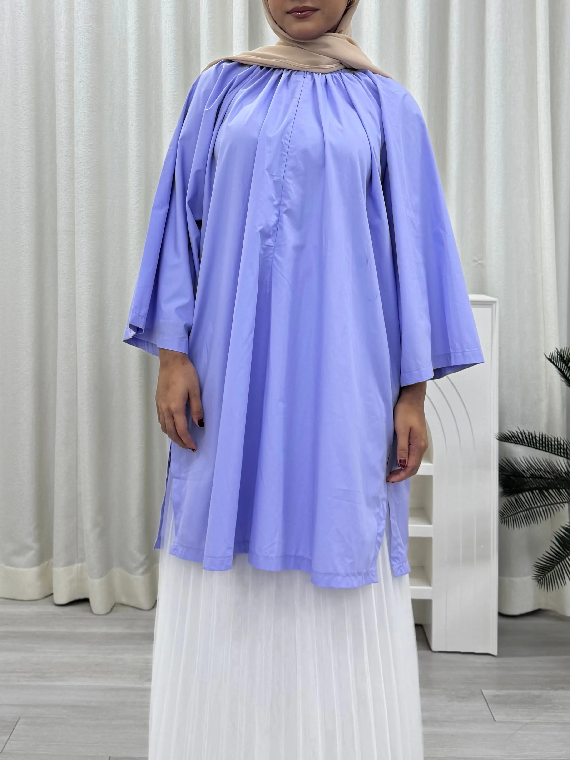 Zora Raglan Cotton Oversized Tunic