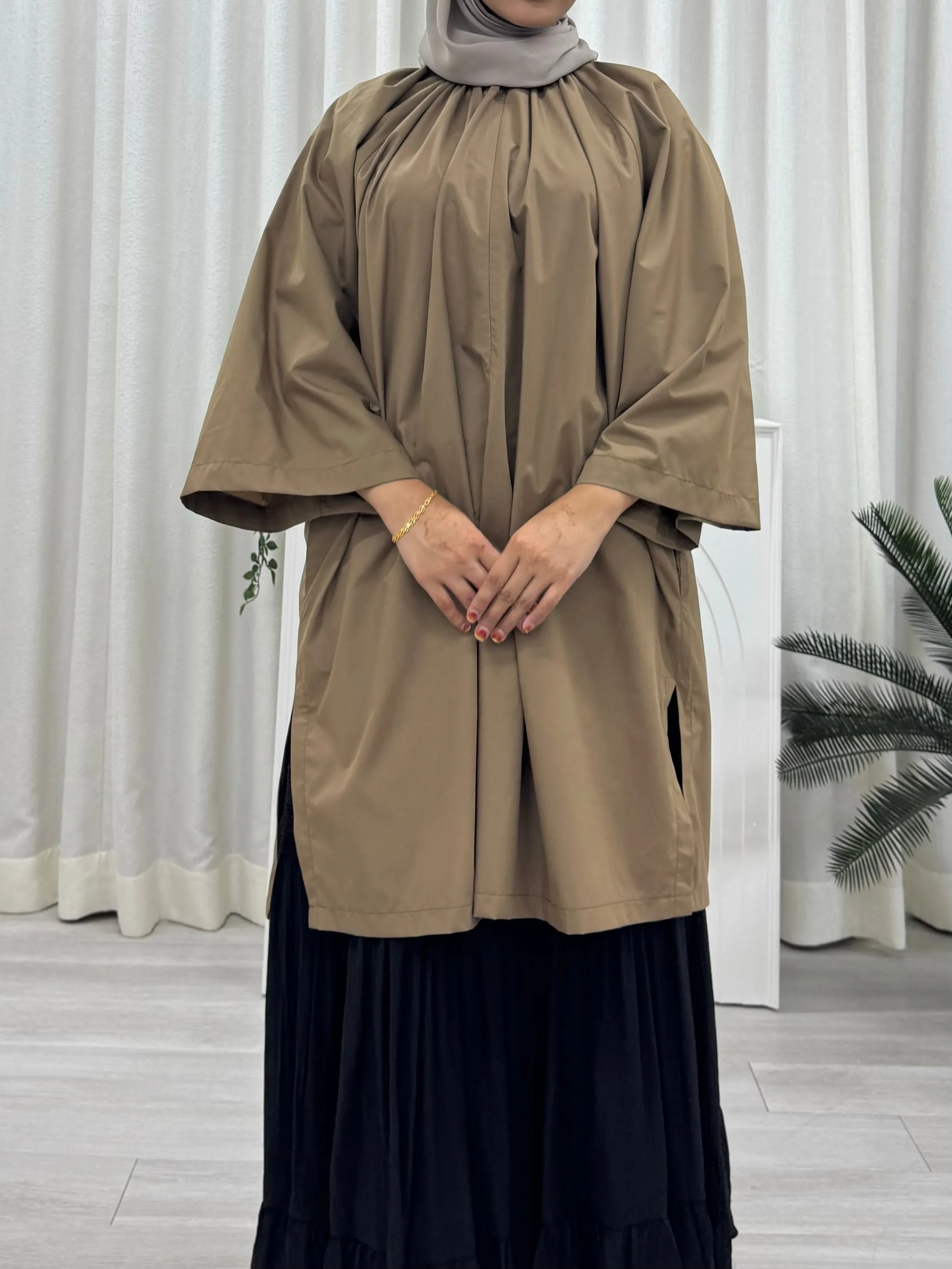 Zora Raglan Cotton Oversized Tunic